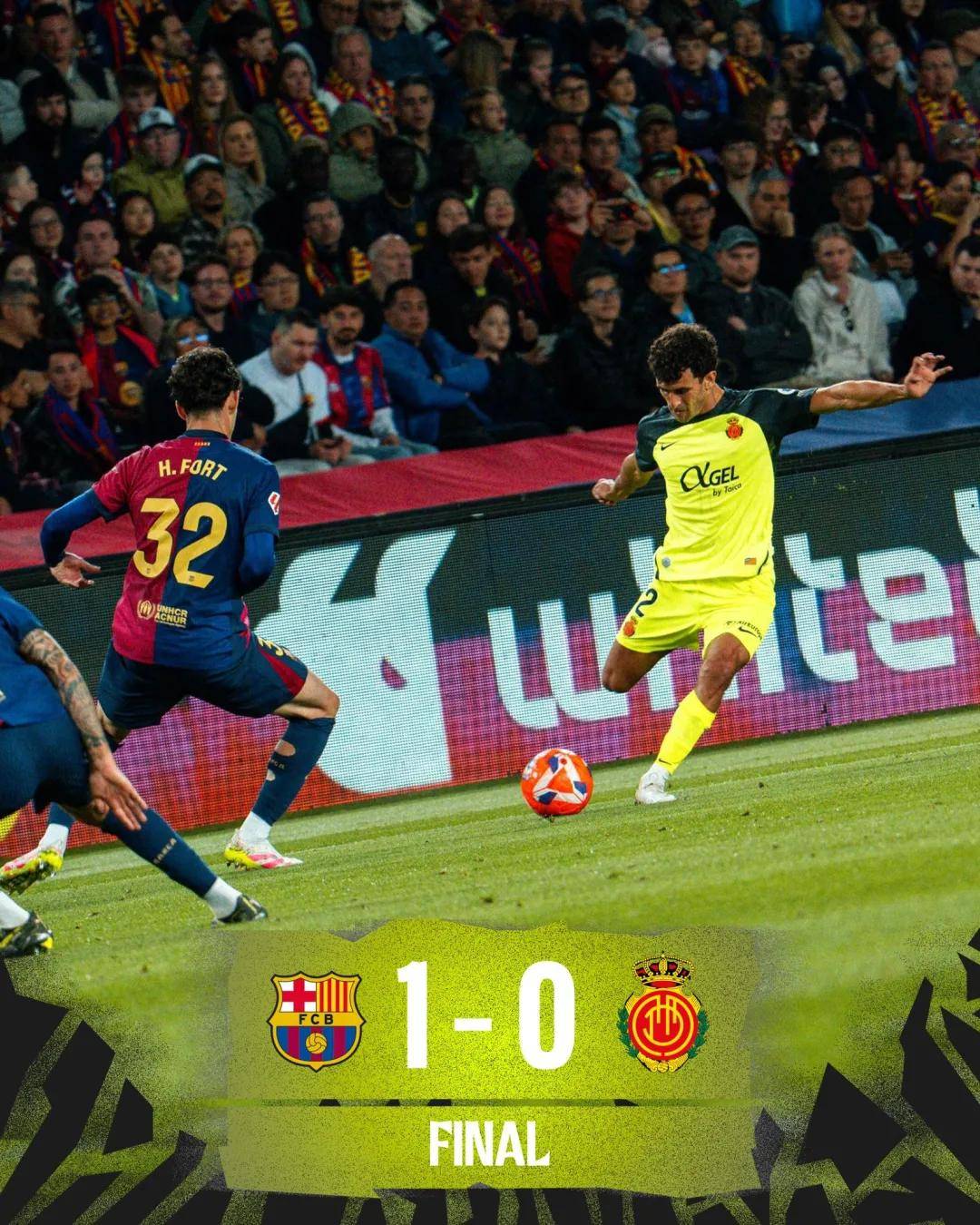 马洛卡在客场比赛中胜利，积分榜飙升